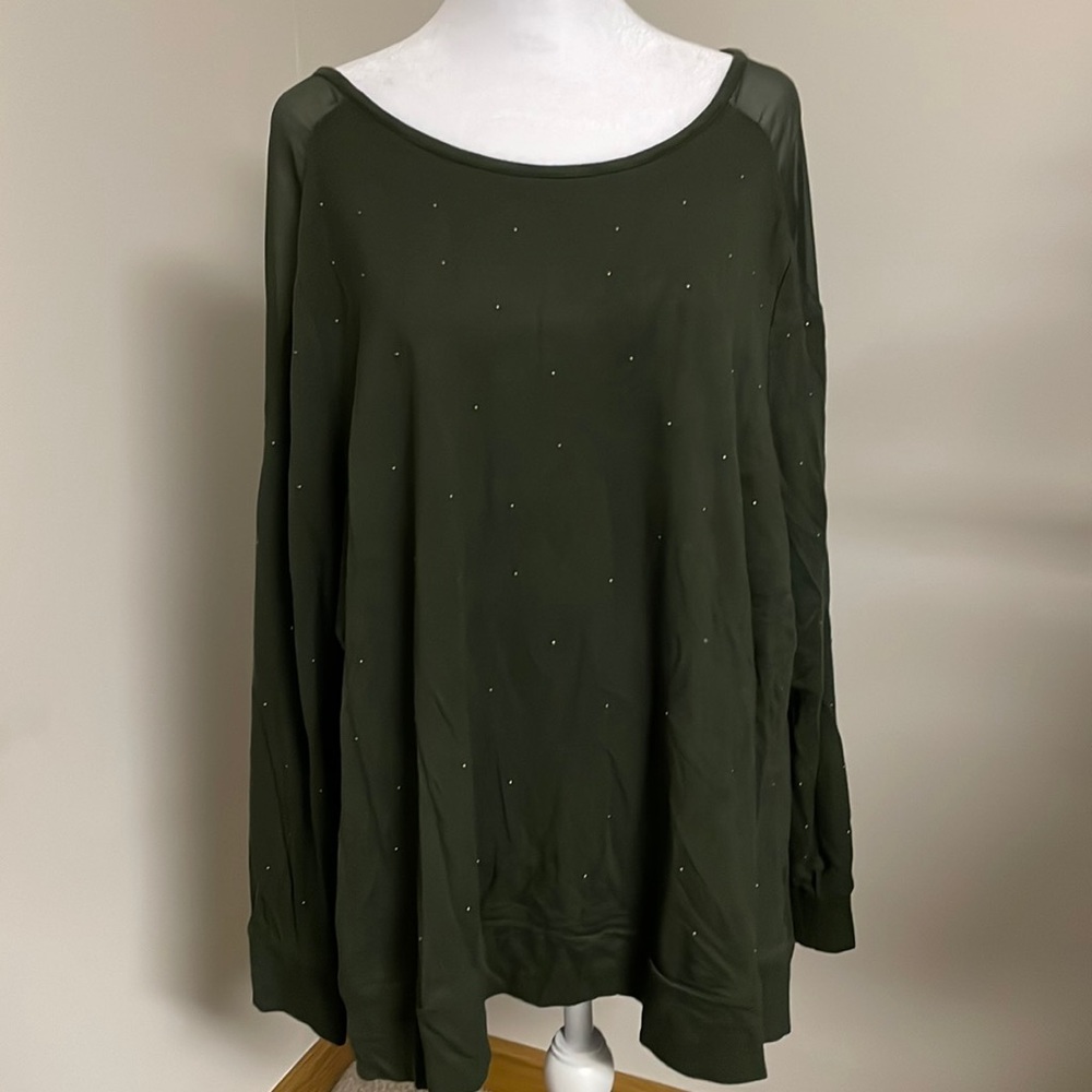 Love Scarlett Mesh Beaded Sweatshirt